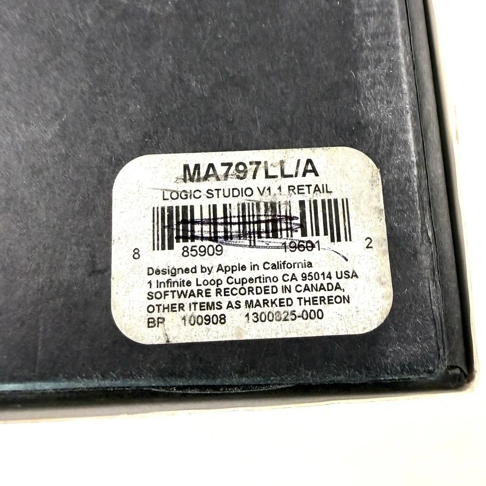 Apple Logic Studio v1.1 MA797LL/A Retail Box‎ Set Logic Pro 8 Complete